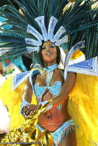 tropisch ontvangst samba